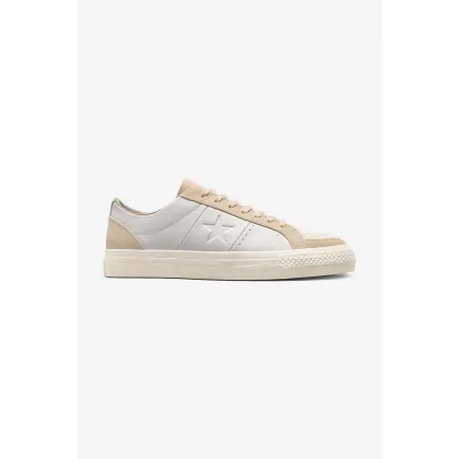 Zdjęcie Converse sneakersy skórzane One Star Pro kolor beżowy A04242C-CREAM