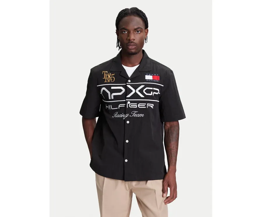 obrazek 1 Tommy Hilfiger Koszula F1 Movie Racing MW0MW41376 Czarny Regular Fit