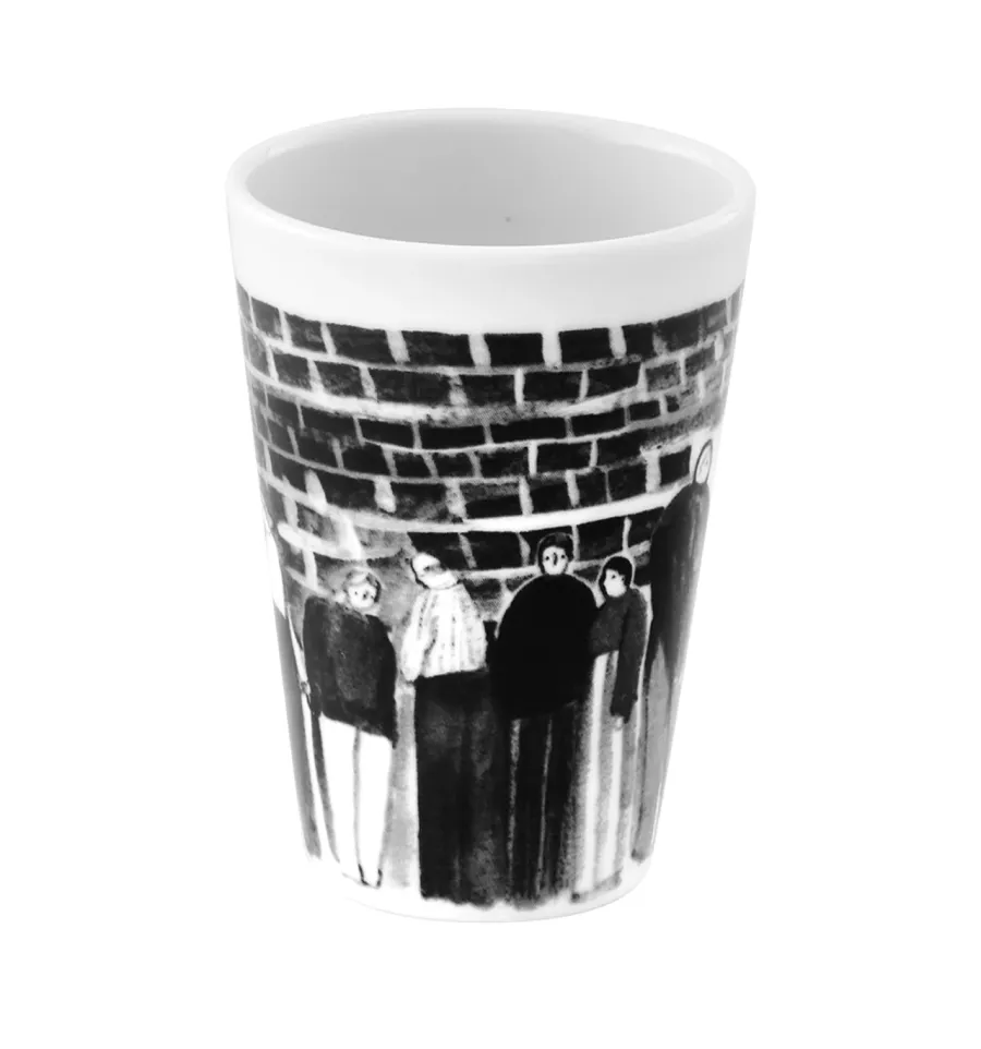 obrazek 2 Niebywała porcelanowa filiżanka ze spodkiem do kawy