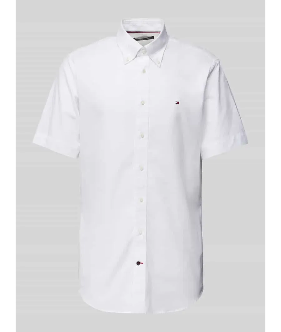 obrazek 1 Koszula biznesowa o kroju regular fit z wyhaftowanym logo