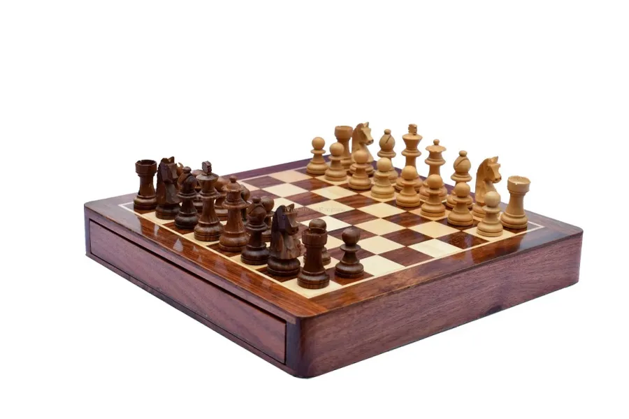 obrazek 2 Luksusowa plansza magnetyczna z pionkami do gry królewskiej - The Chess Empire