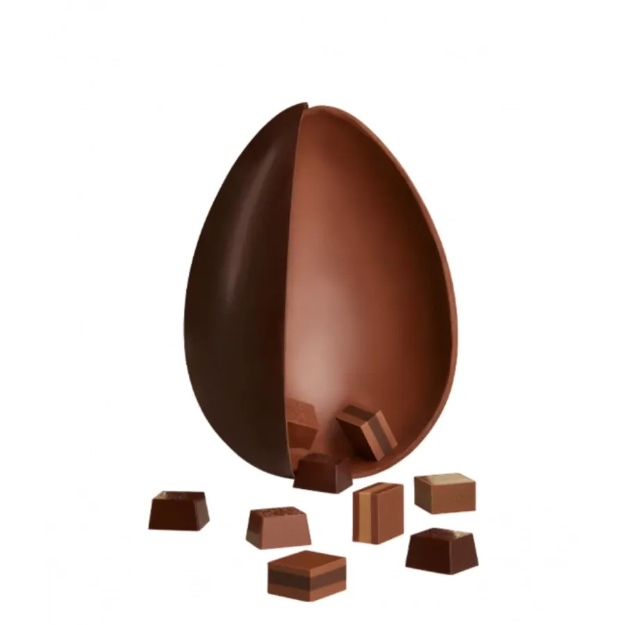 obrazek 2 Włoskie mleczno-ciemne jajko czekoladowe Amedei, 450g