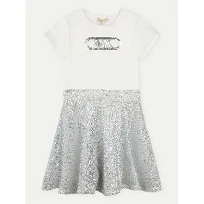 Zdjęcie MICHAEL KORS KIDS Sukienka codzienna R30173 M Srebrny Regular Fit