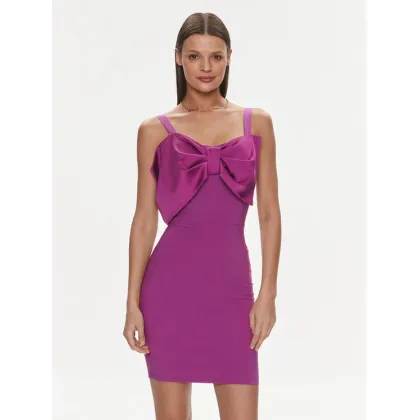 Zdjęcie Rinascimento Sukienka koktajlowa CFC0117420003 Fioletowy Slim Fit