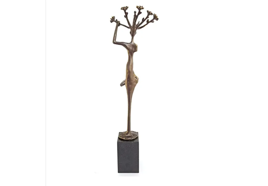 obrazek 3 Piękna statuetka z brązu 
