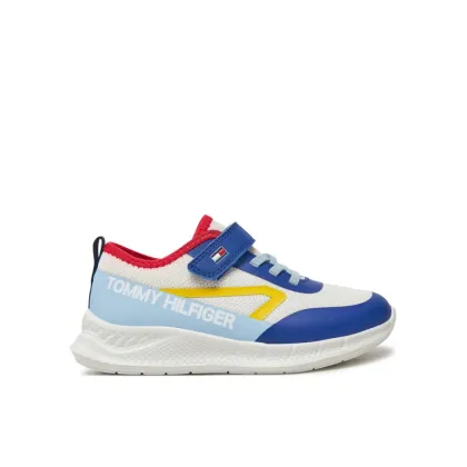 Zdjęcie Tommy Hilfiger Sneakersy Low Cut Lace-Up/Velcro Sneaker T1B9-33868-1756 S Biały