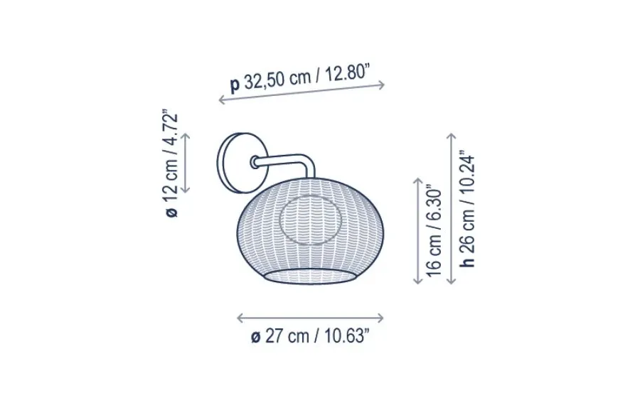 obrazek 3 Ładne oświetlenie zewnętrzne z Hiszpanii - lampa ścienna