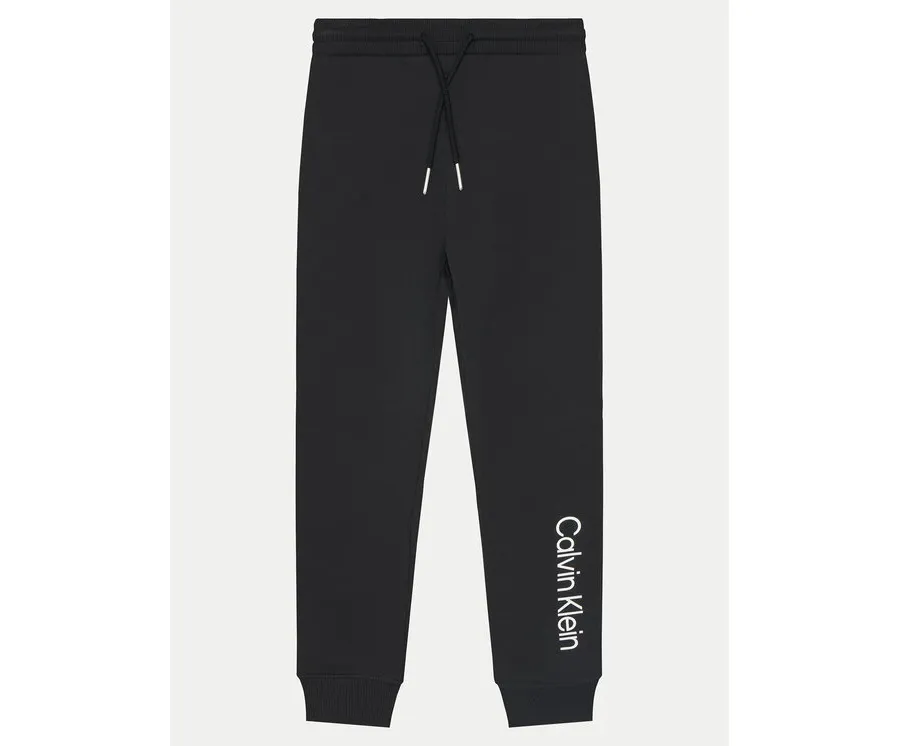 obrazek 1 Calvin Klein Jeans Spodnie dresowe IU0IU00681 Czarny Regular Fit