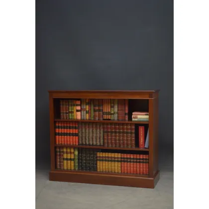 Zdjęcie Regał na książki, antyk z mahoniu w stylu edwardiańskim