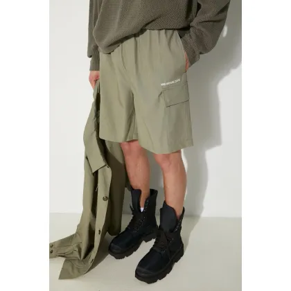 Zdjęcie MKI MIYUKI ZOKU szorty bawełniane Ripstop Cargo Shorts kolor zielony RIPSTOP.CARGO.SHORTS