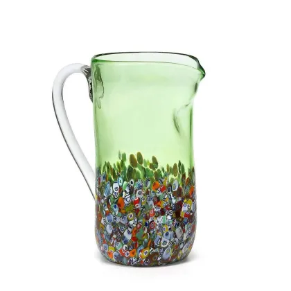 Zdjęcie Nadzwyczajny włoski dzbanek ze szkła murano (25 cm0)