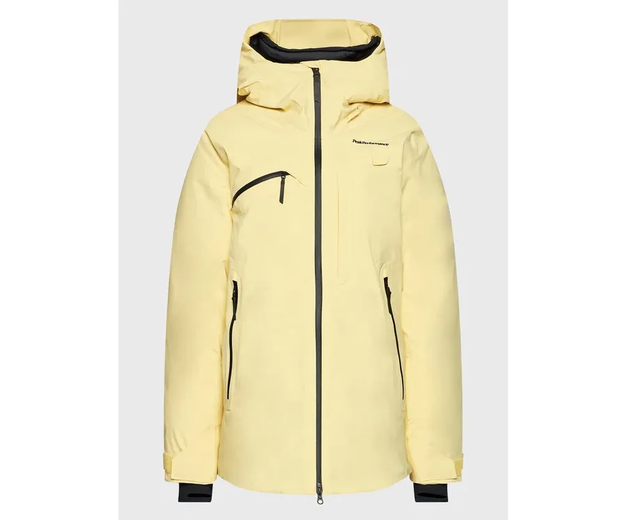 obrazek 1 Peak Performance Kurtka narciarska Alpine G78245010 Żółty Regular Fit