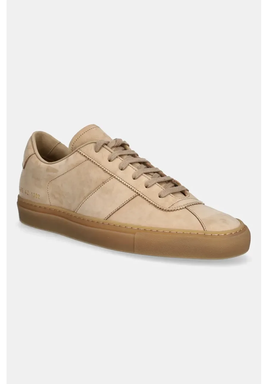 obrazek 1 Common Projects sneakersy nubukowe Tennis Trainer męskie kolor beżowy 2485
