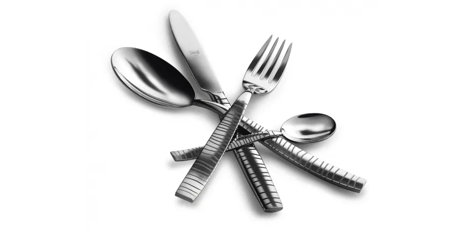 obrazek 1 Luksusowy włoski zestaw 6 łyżek Gourmet ze stali nierdzewnej