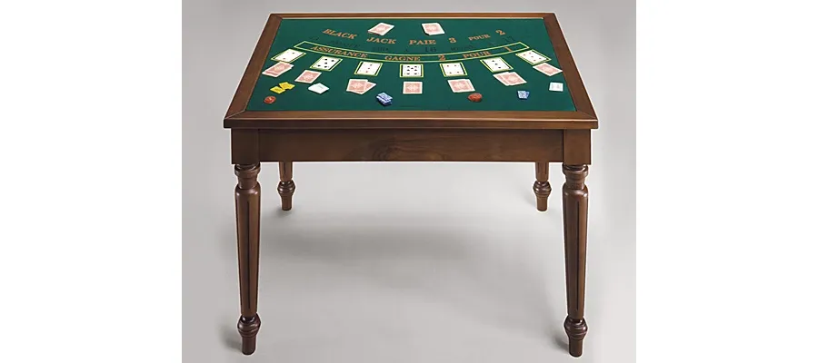 picture 1 Classic table for lovers of chess, cards, roulette, backgammon and blackjack