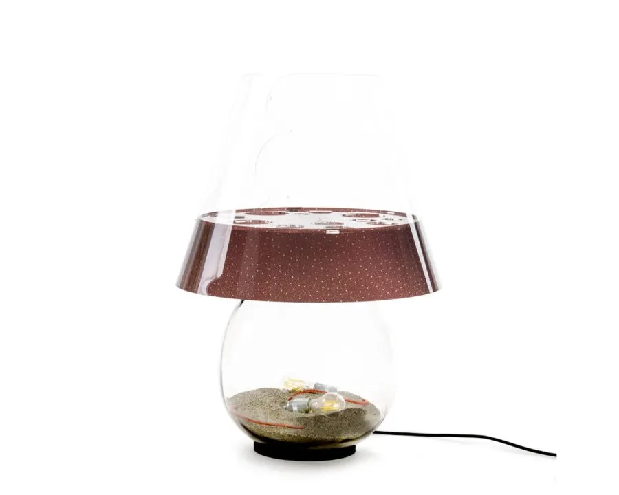 obrazek 3 Designerska lampa stojąca z dwoma światłami