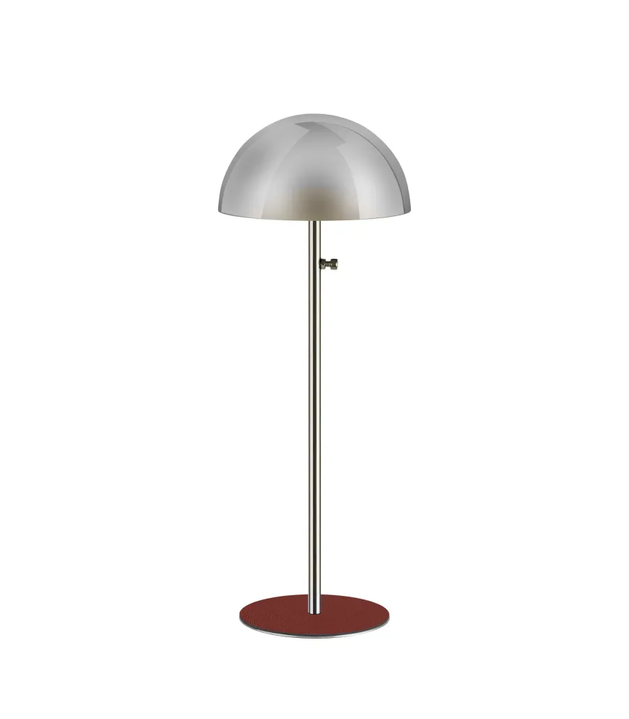 obrazek 2 Stylowy stojak na kapelusz z podstawą w kolorze bordowym