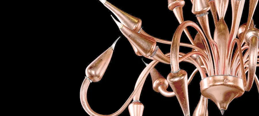 obrazek 2 Luksusowy żyrandol ze szkła Murano z Włoch – Vetreria Artistica Rosa