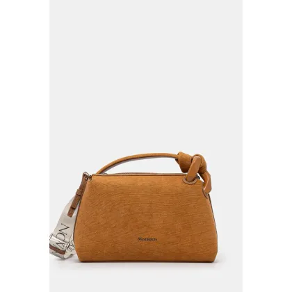Zdjęcie JW Anderson torebka The Jwa Corner Bag kolor brązowy HB0638.FA0389.604