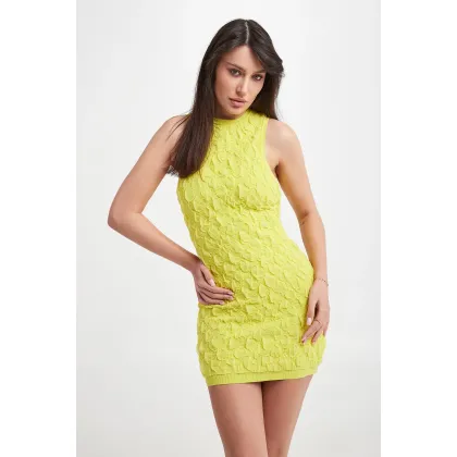 Zdjęcie Sukienka ze strukturą ELISABETTA FRANCHI Elisabetta Franchi