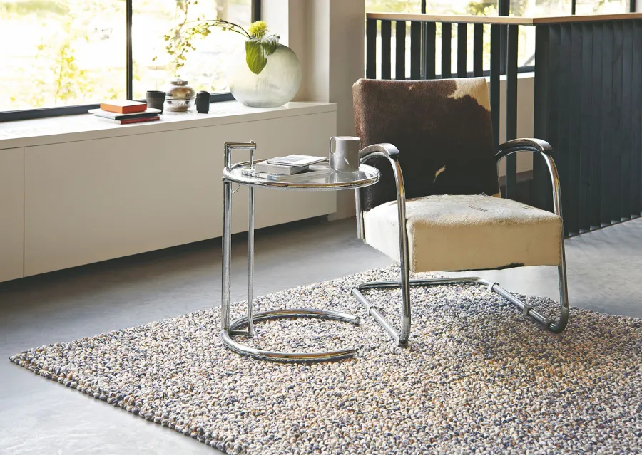 picture 3 Subtle beige and gray plaited rug - MARBLE 29501