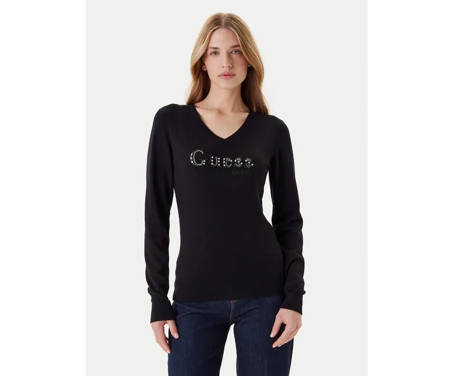 obrazek 1 Guess Sweter W5YR24 Z2NQ2 Czarny Regular Fit