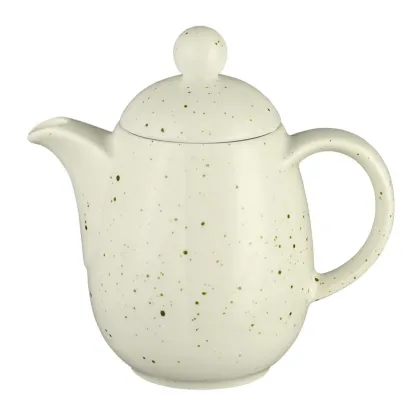 Zdjęcie Stylowy porcelanowy dzbanek do kawy w kolorze szampana z Niemiec - Seltmann Weiden