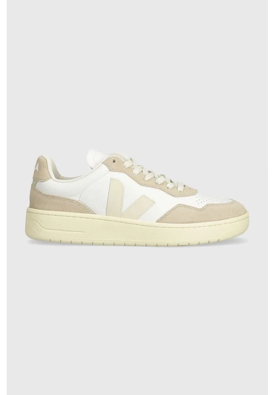 obrazek 1 Veja sneakersy skórzane V-90 kolor beżowy