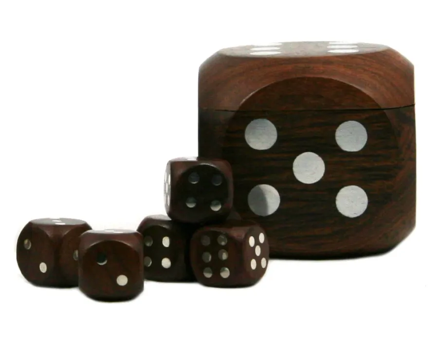 obrazek 1 Drewniany zestaw do gry w kości - Authentic Models