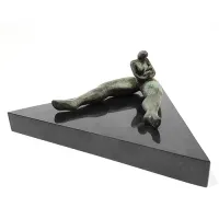 Zdjęcie Przepiękna statuetka z brązu