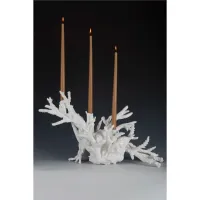 Zdjęcie Stylowy włoski świecznik w kształcie koralowca