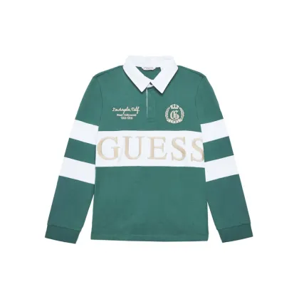 Zdjęcie Guess Polo L5YP01 KCNQ4 Zielony Regular Fit
