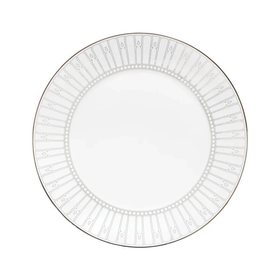 obrazek 1 Talerz obiadowy 27 cm wykonany z najwyższej jakości porcelany - Porcel
