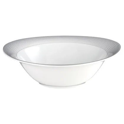 Zdjęcie Porcelanowa duża miska deserowa 28 cm z nowoczesnym zdobieniem - Seltmann Weiden