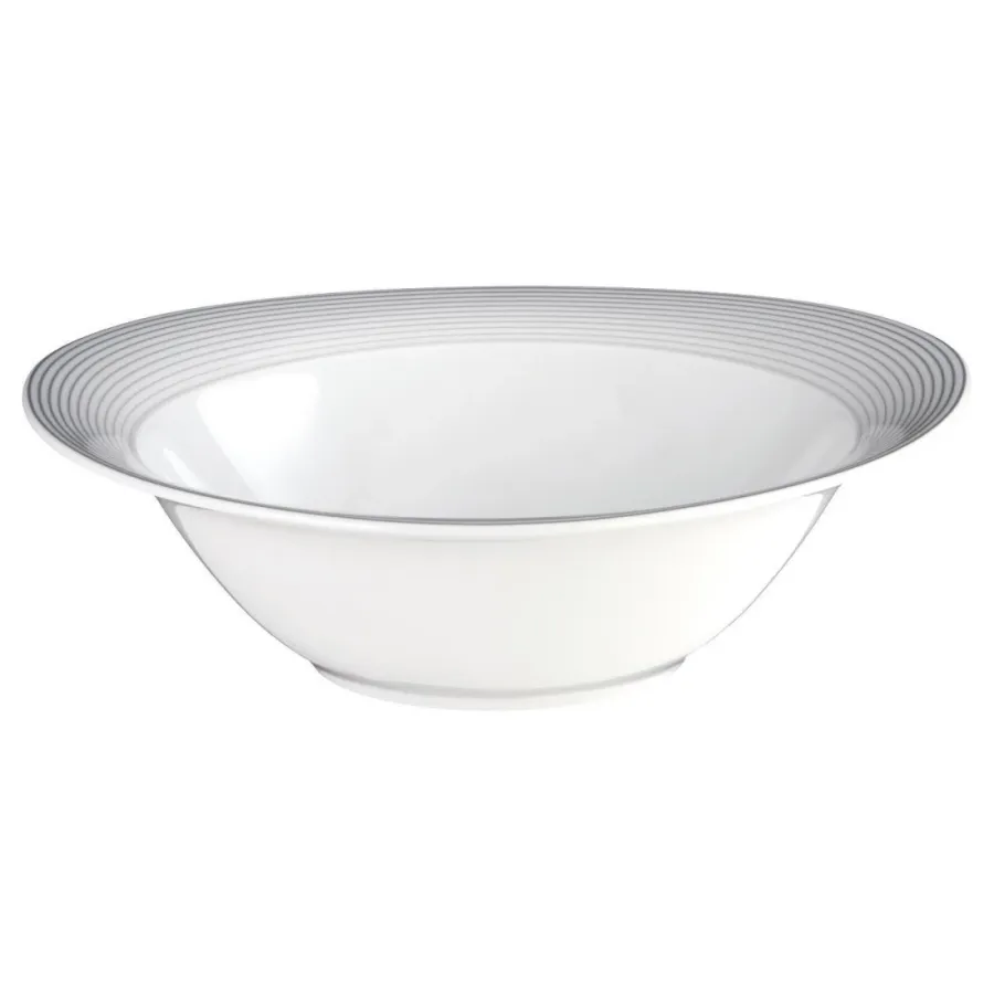 obrazek 1 Porcelanowa duża miska deserowa 28 cm z nowoczesnym zdobieniem - Seltmann Weiden