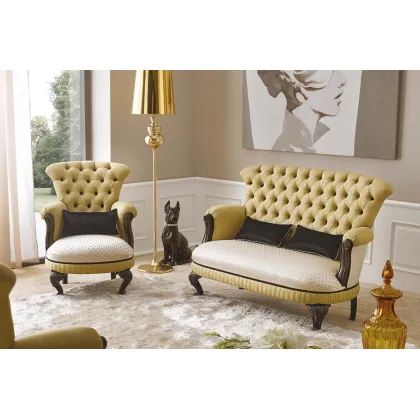 Zdjęcie Stylowy fotel do luksusowych wnętrz w stylu antycznym - Morello Gianpaolo