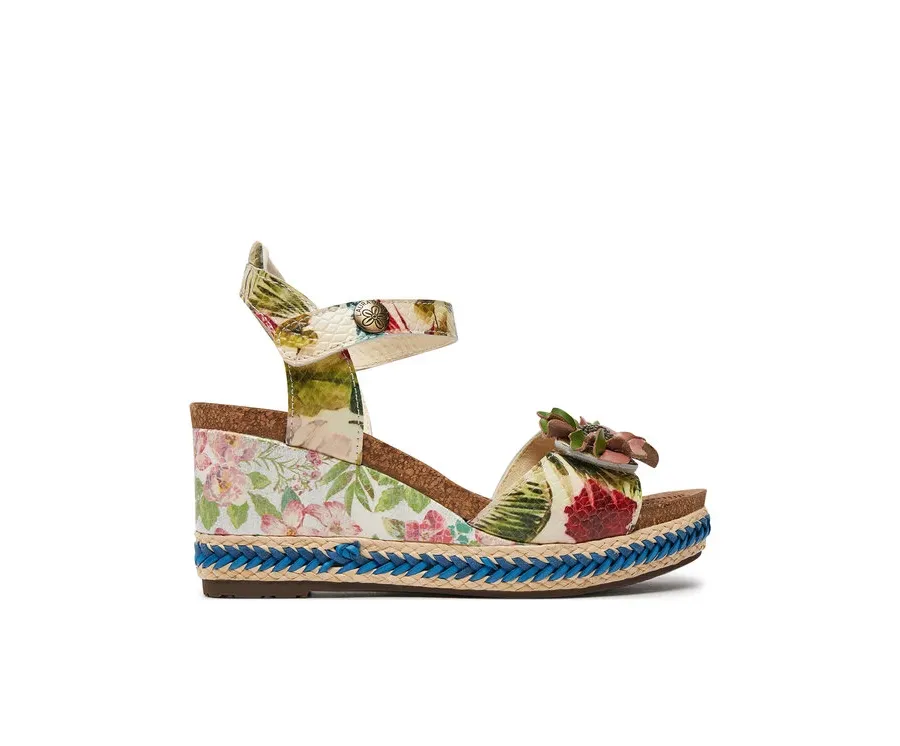 obrazek 1 Laura Vita Espadryle Facyo 80 Beżowy