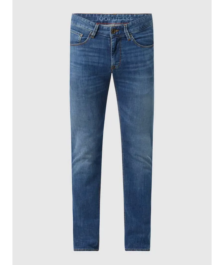 obrazek 1 Jeansy o kroju slim fit z dodatkiem streczu model ‘Stephen’