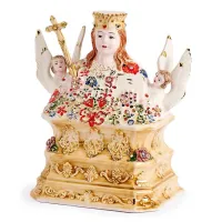 Zdjęcie Włoska ceramiczna figurka św. Agaty