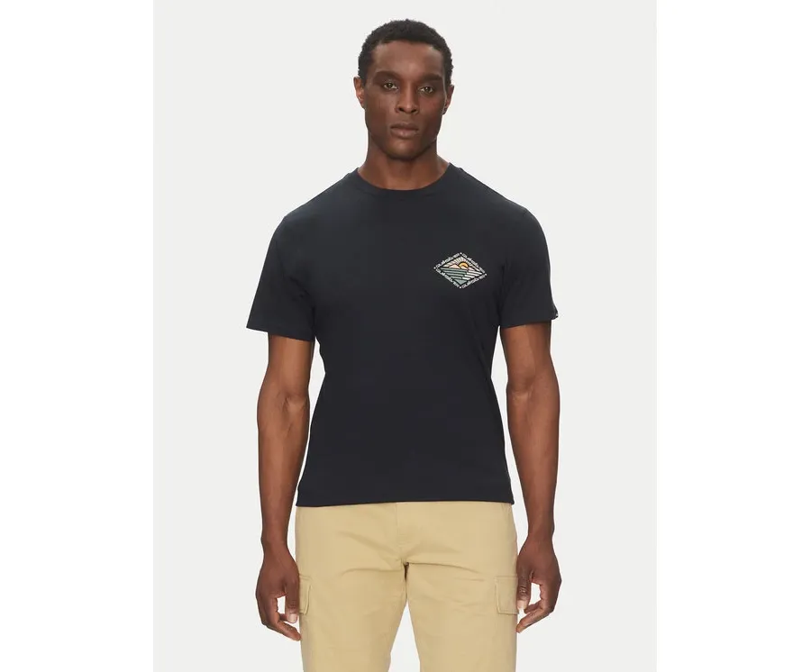 obrazek 1 Quiksilver T-Shirt EQYZT08038 Czarny Regular Fit