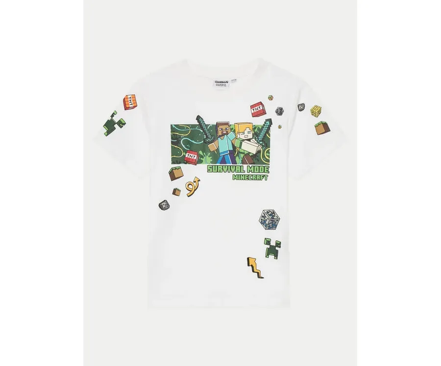 obrazek 1 OVS T-Shirt 2098659 Biały Regular Fit