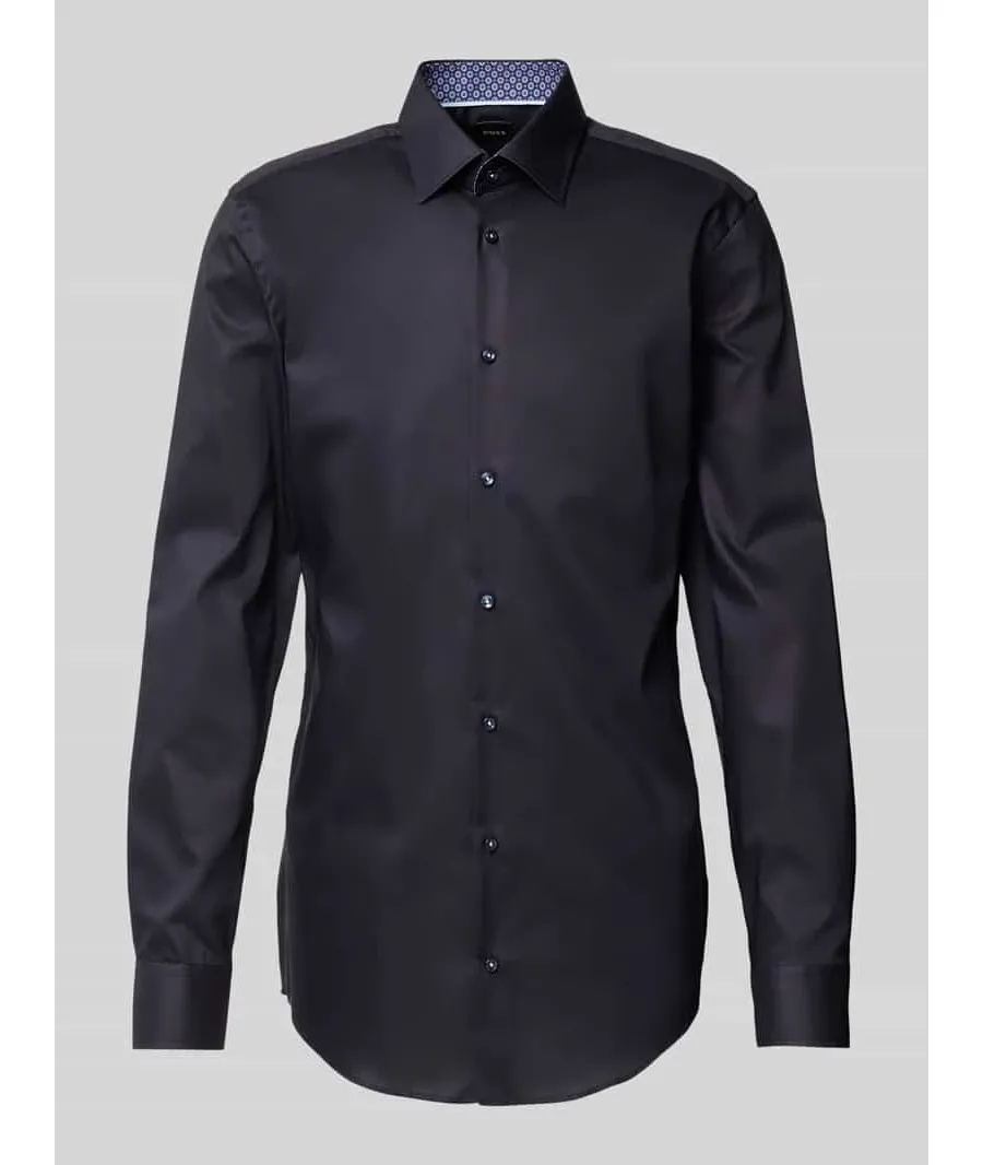 obrazek 1 Koszula biznesowa o kroju slim fit z czystej bawełny