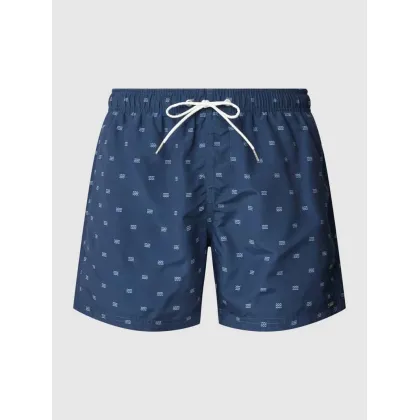 Zdjęcie Spodenki kąpielowe ze wzorem na całej powierzchni model ‘Marineland’