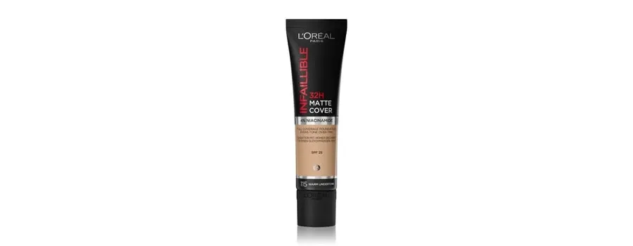 obrazek 1 L'Oréal Paris Infaillible 32H Matte Cover Podkład kremowy 30 ml Nr. 115 - Warm Undertone