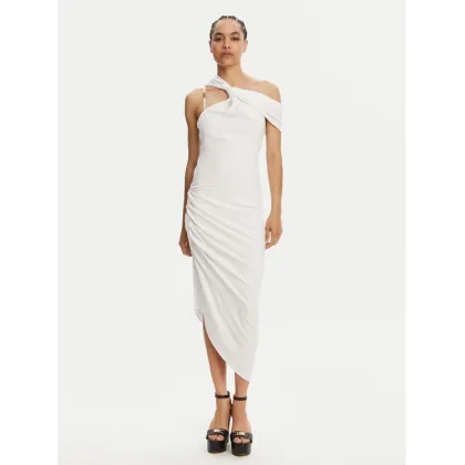 Zdjęcie Versace Jeans Couture Sukienka koktajlowa 78HAO903 Biały Slim Fit