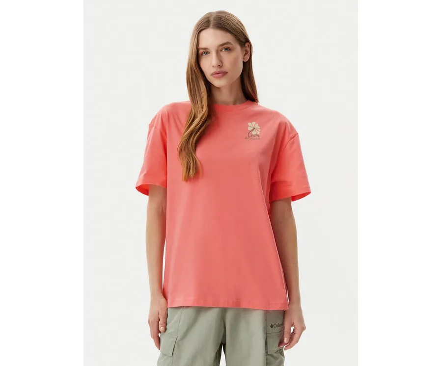 obrazek 1 Columbia T-Shirt Rolling Bend™ Graphic 2120031 Różowy Oversize