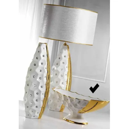 Zdjęcie Elegancka ceramiczna patera z bogatym zdobieniem - Bruno Costenaro