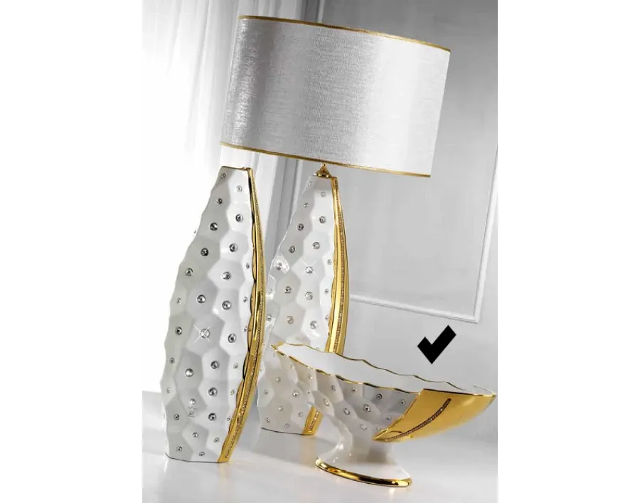 obrazek 1 Elegancka ceramiczna patera z bogatym zdobieniem - Bruno Costenaro