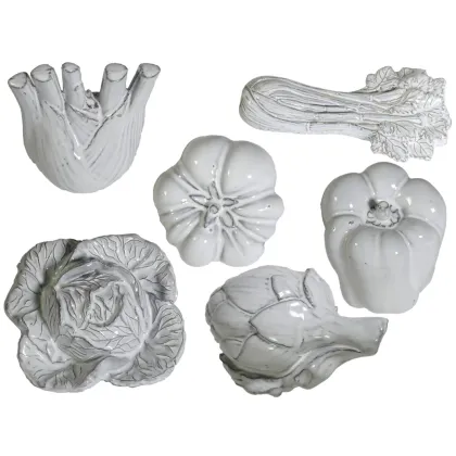 Picture Exclusive set of vegetable-shaped decorations - Virginia Casa