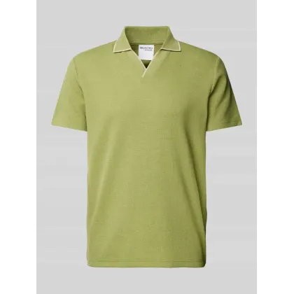 Zdjęcie Koszulka polo o kroju regular fit z kołnierzem z połami model ‘ADLEY WAFFLE’